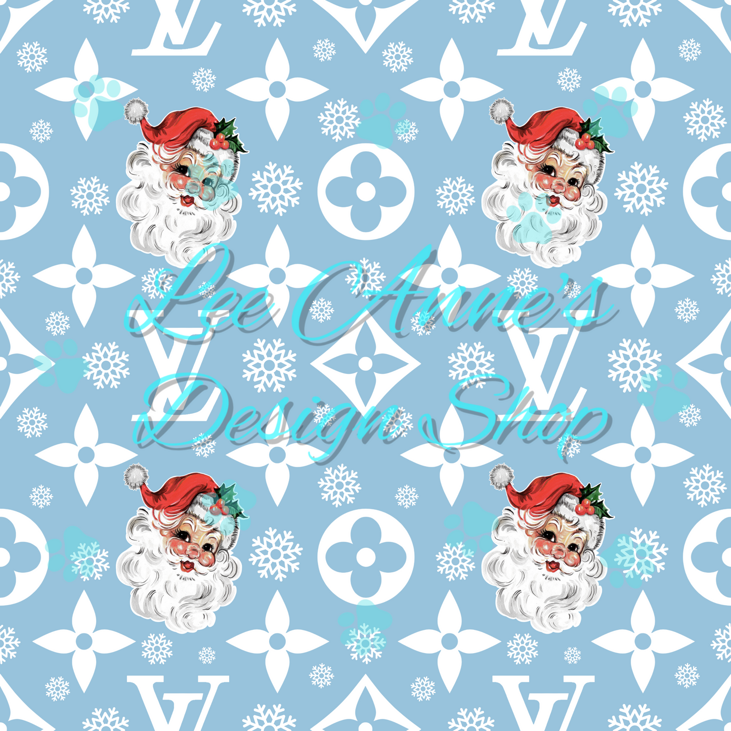 Boujee Vintage Santa  Seamless