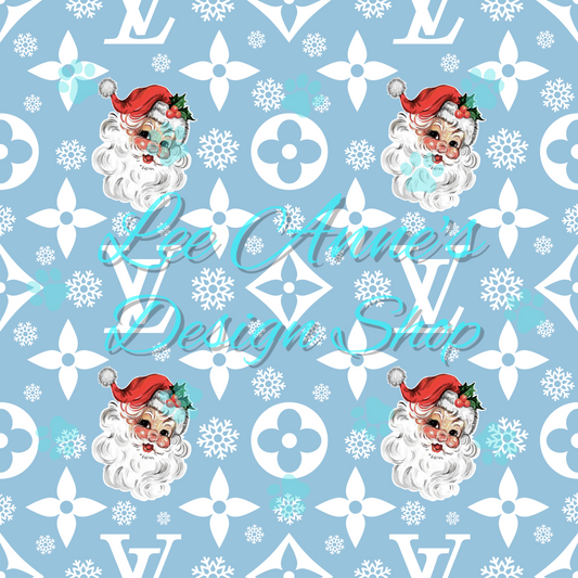 Boujee Vintage Santa  Seamless