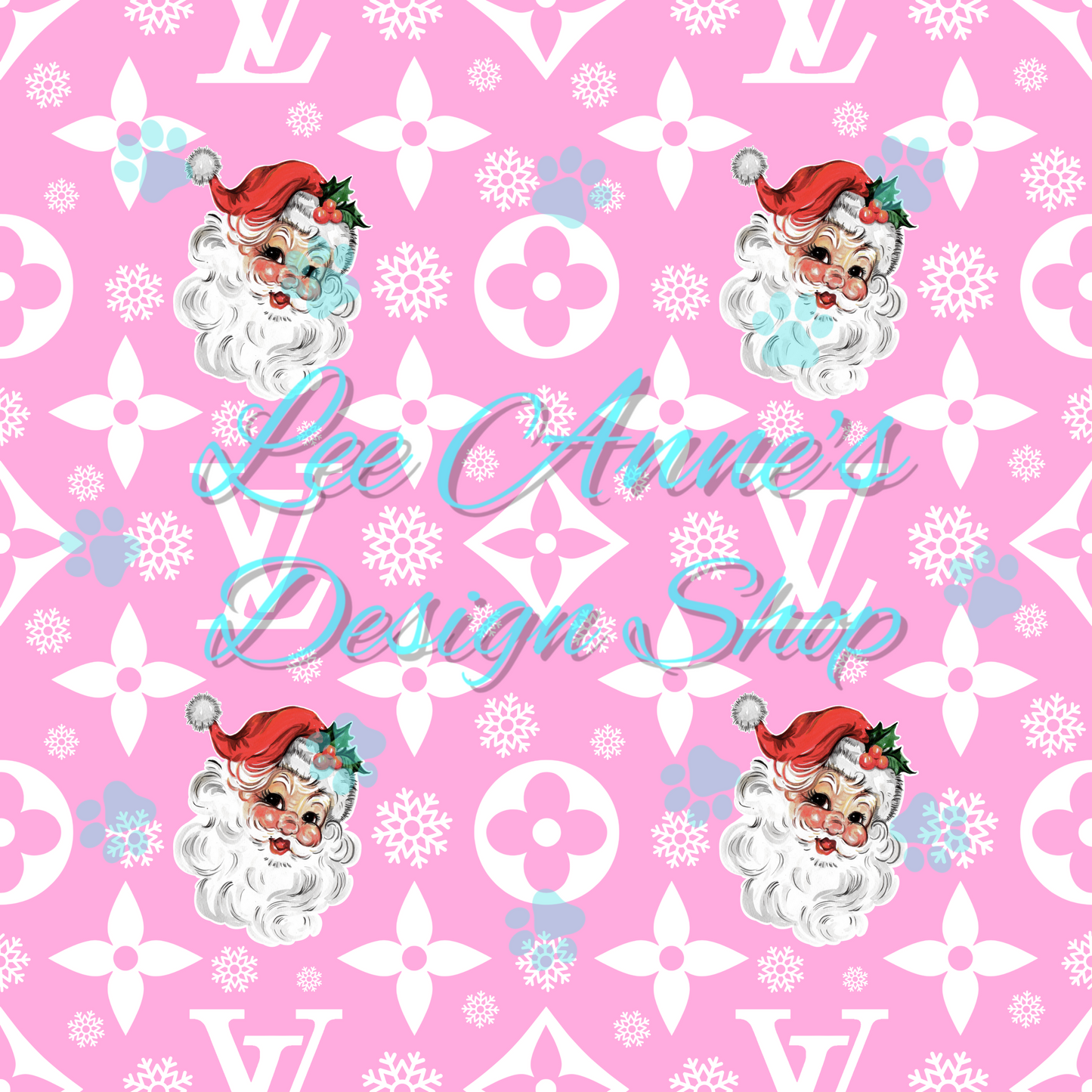 Boujee Vintage Santa  Seamless