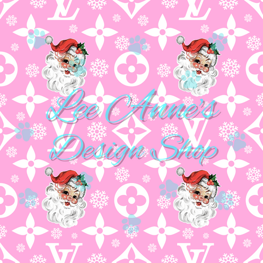 Boujee Vintage Santa  Seamless