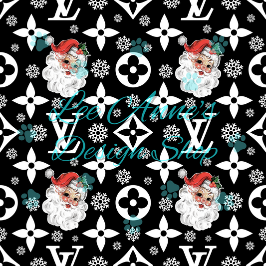 Boujee Vintage Santa  Seamless