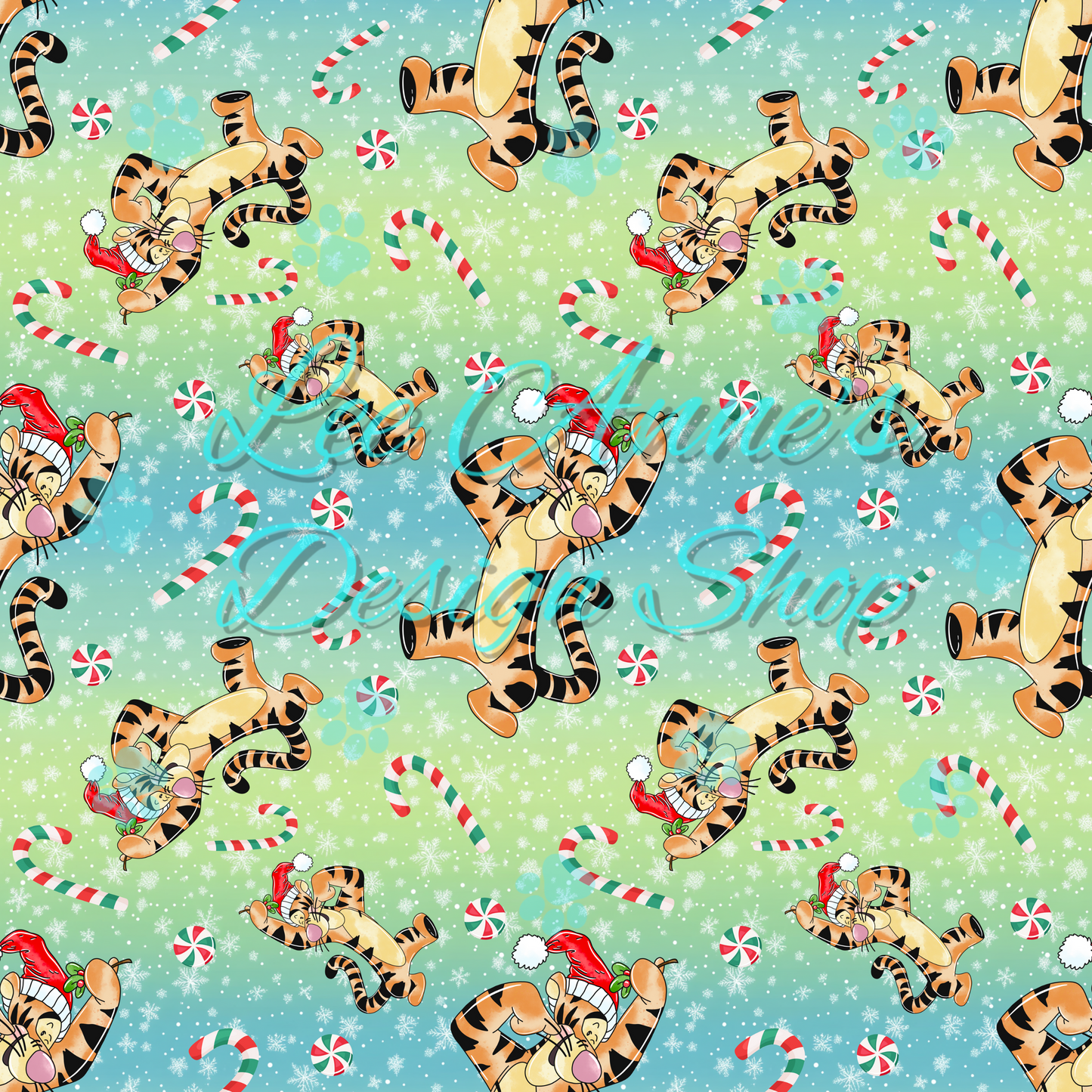 Bear Christmas Seamless