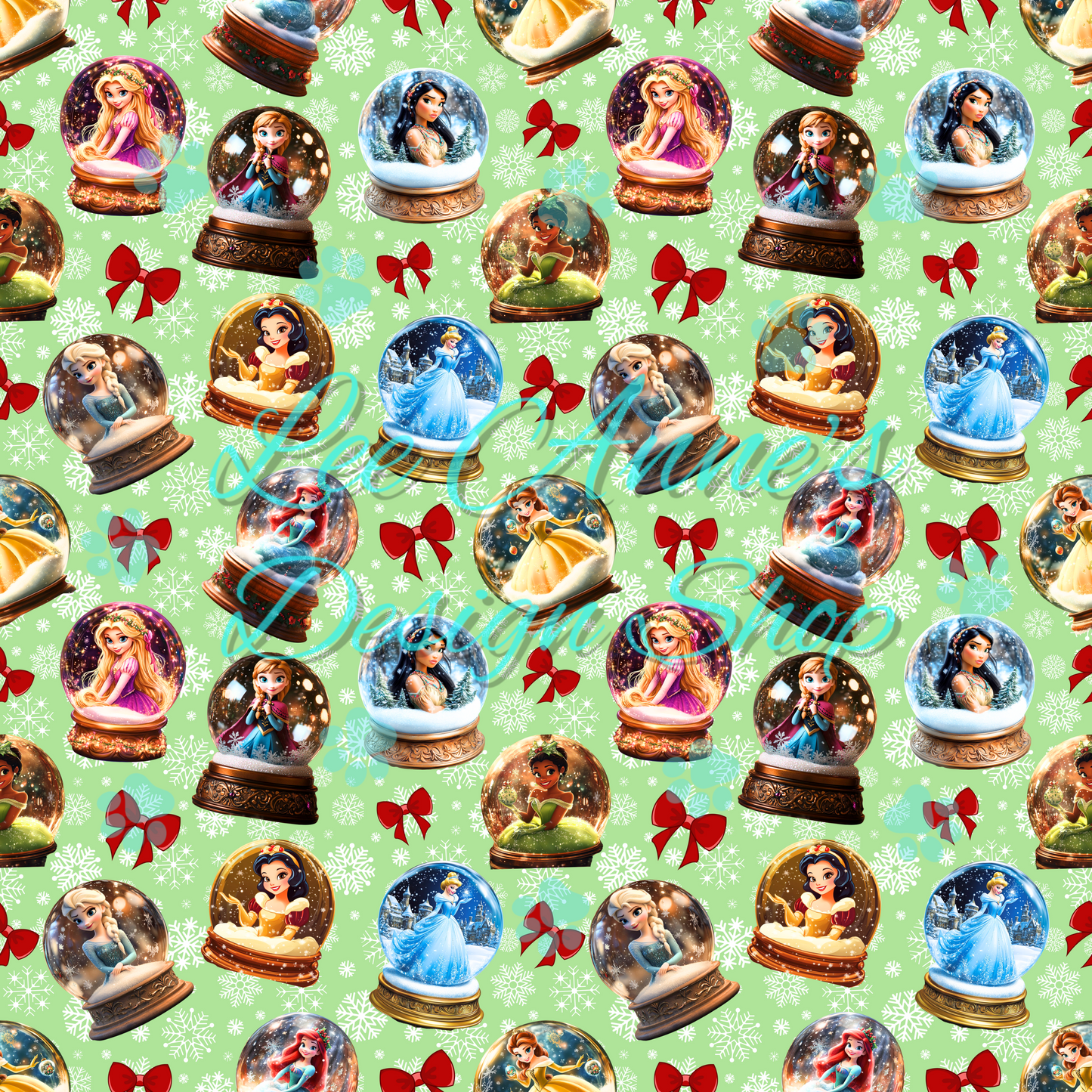 Christmas Princess Seamless