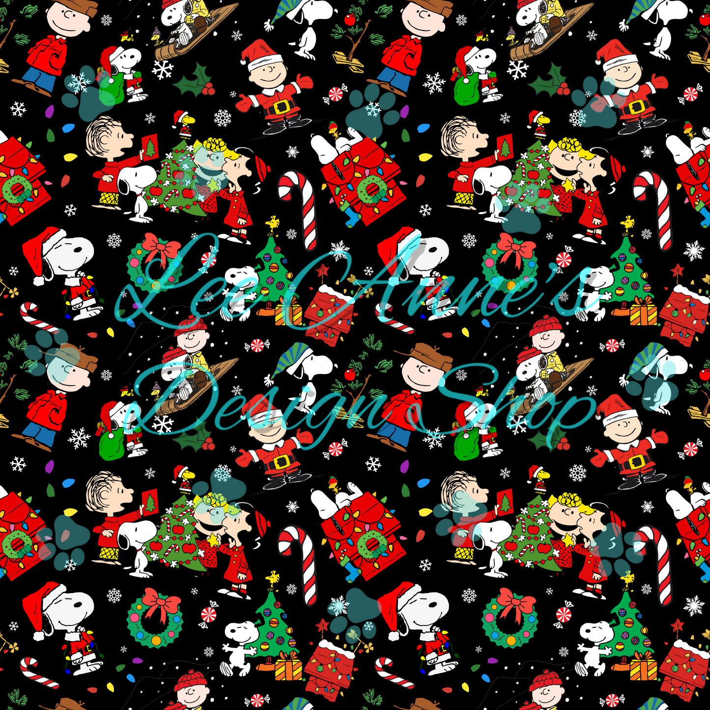 Peanut Christmas Seamless