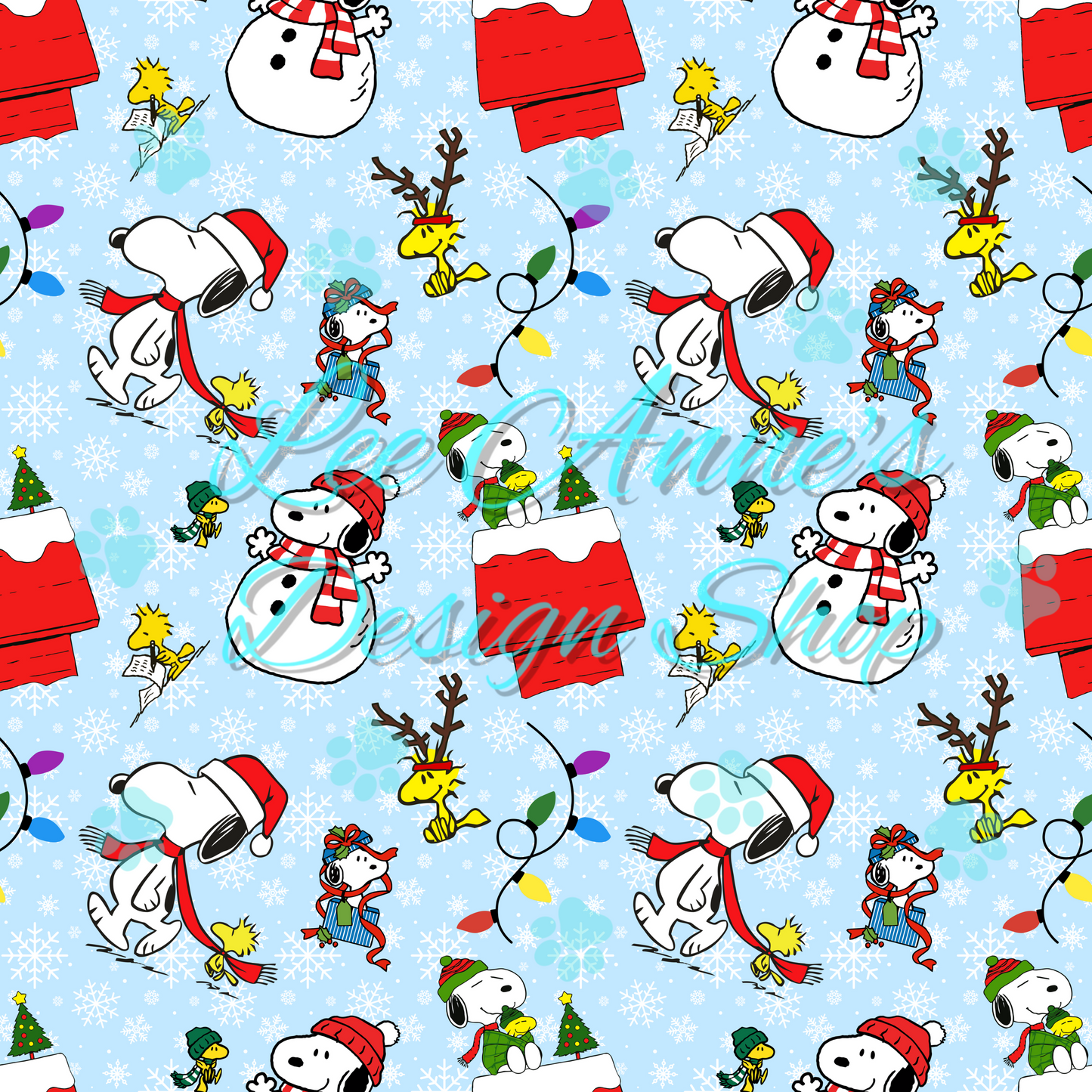 Peanut Christmas Seamless