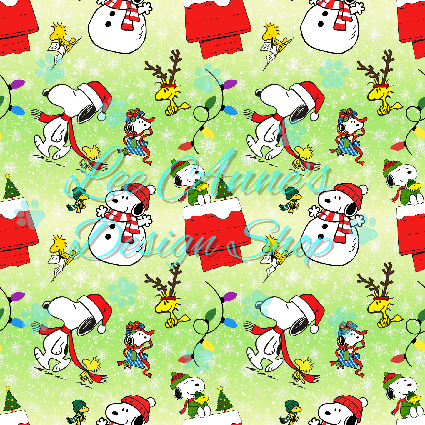 Peanut Christmas Seamless