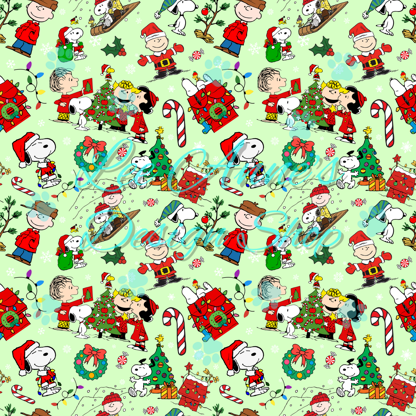 Peanut Christmas Seamless