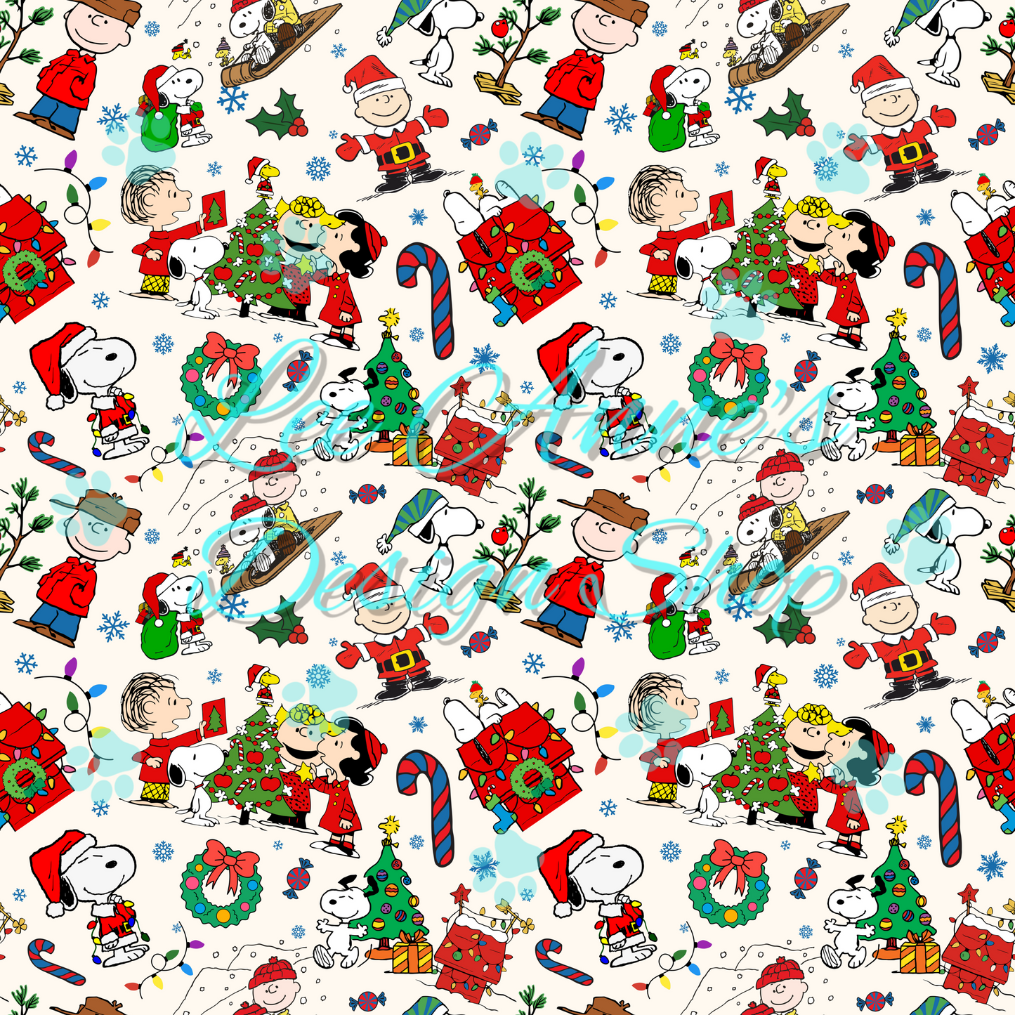 Peanut Christmas Seamless