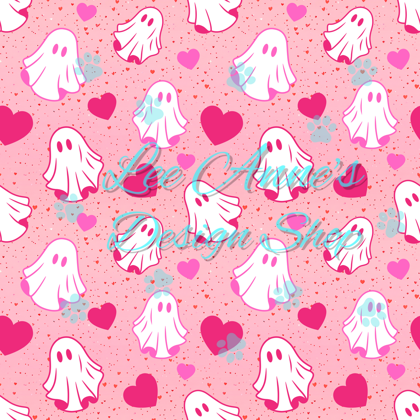 Valentine Ghost Seamless