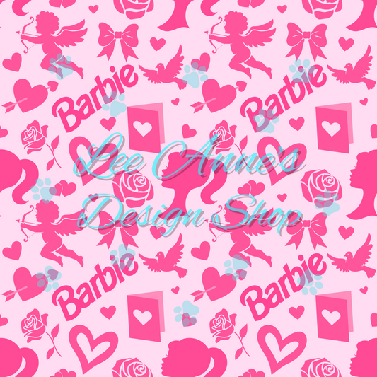 Valentine Doll Seamless