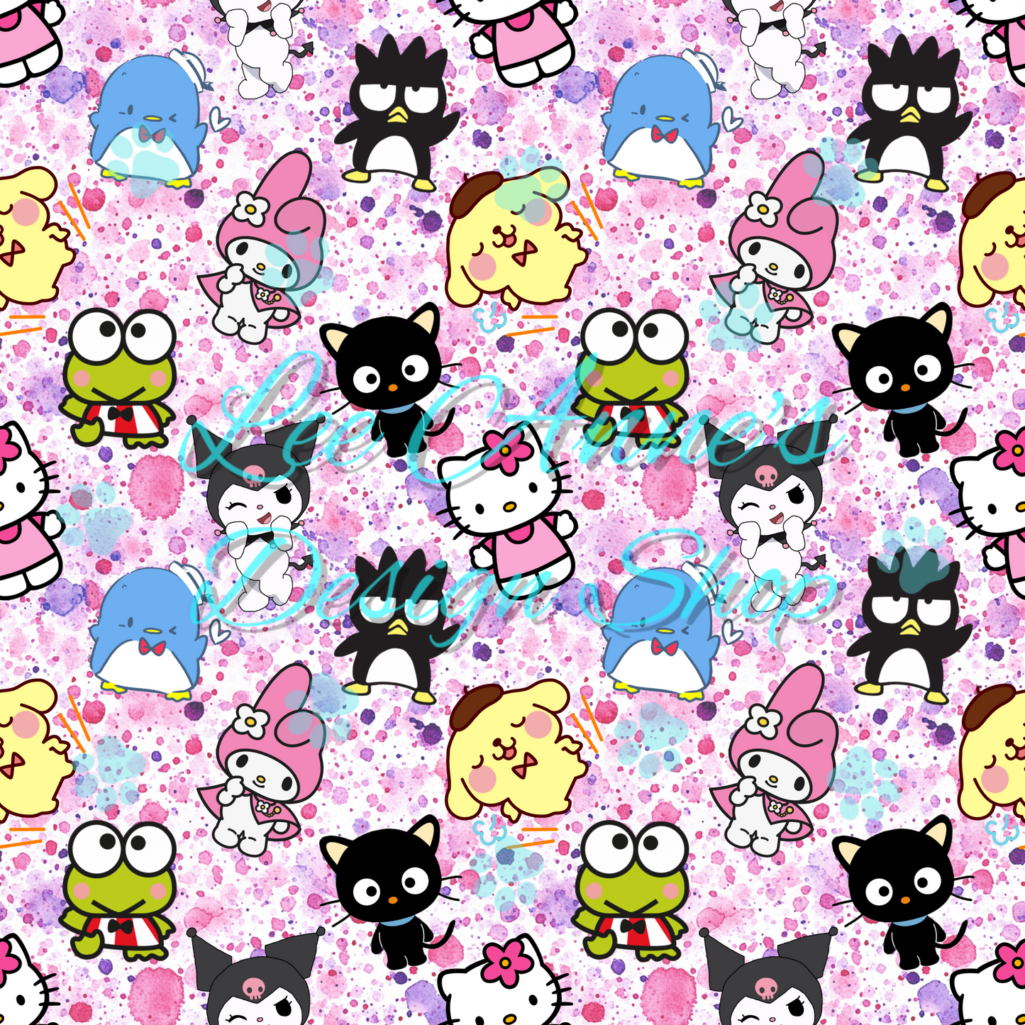Kitty Friends Seamless