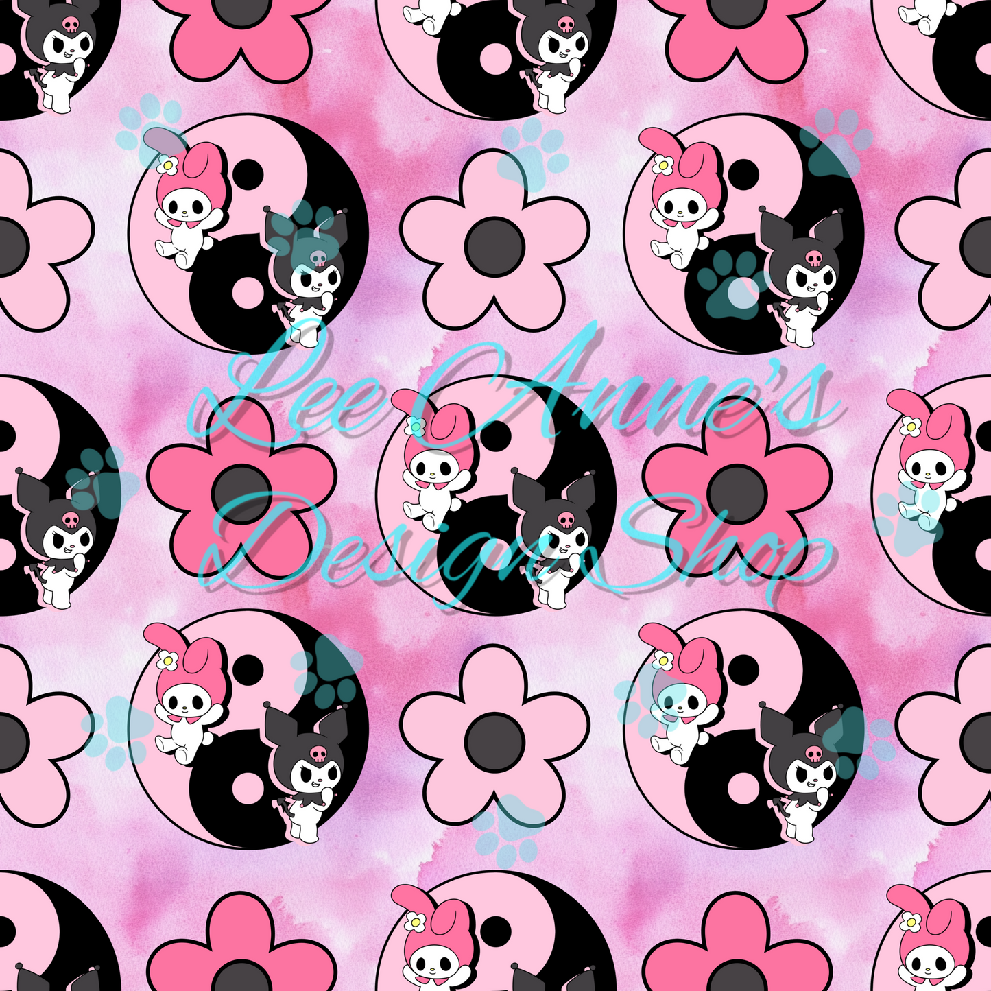 Kitty Friends Seamless