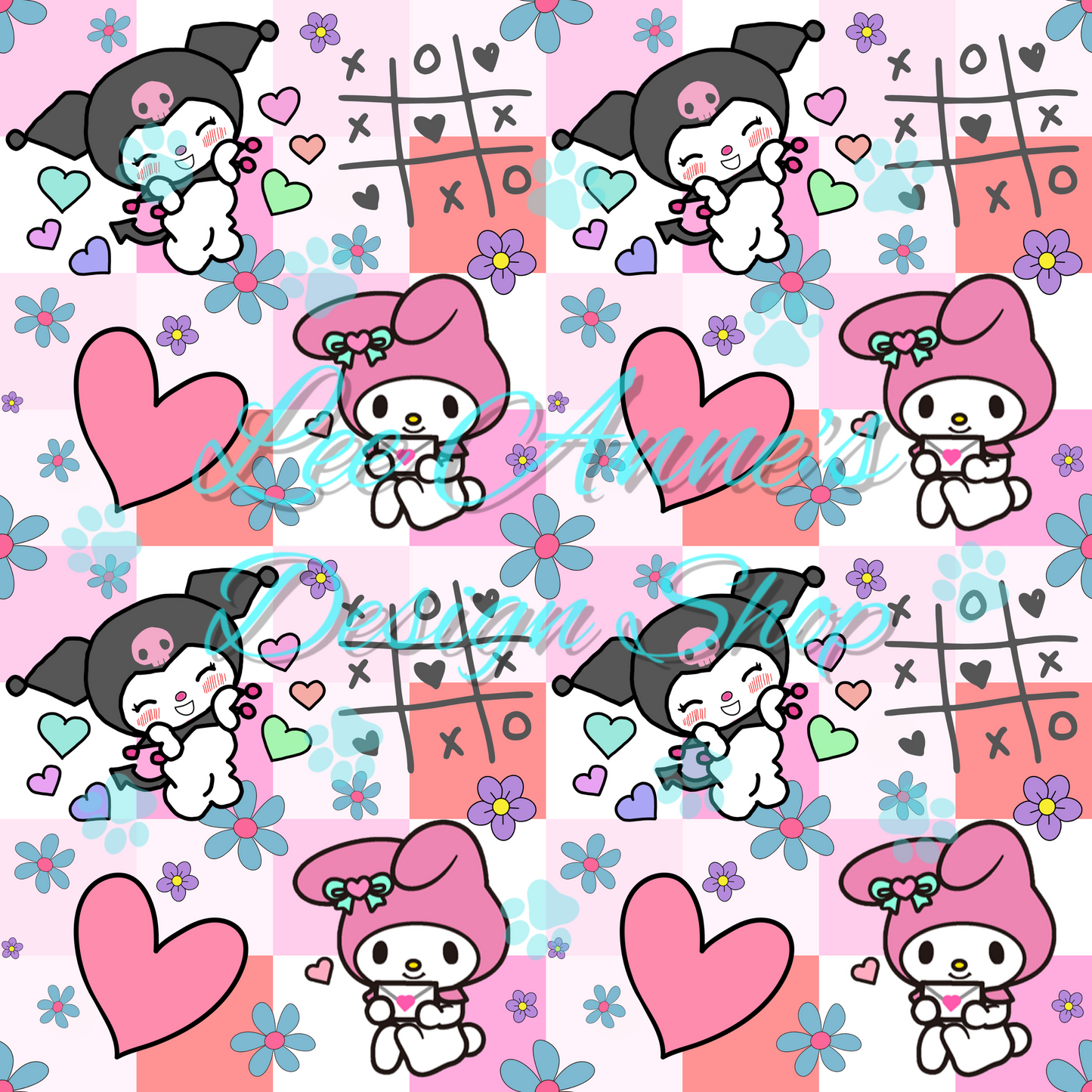 Kitty Friends Seamless