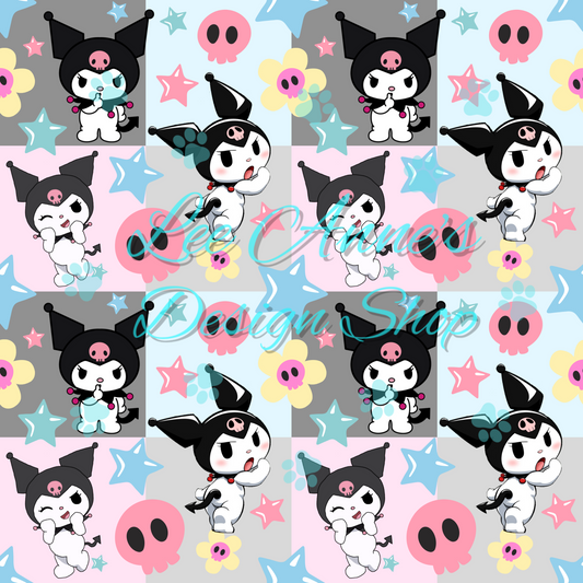 Kitty Friends Seamless w/ coord