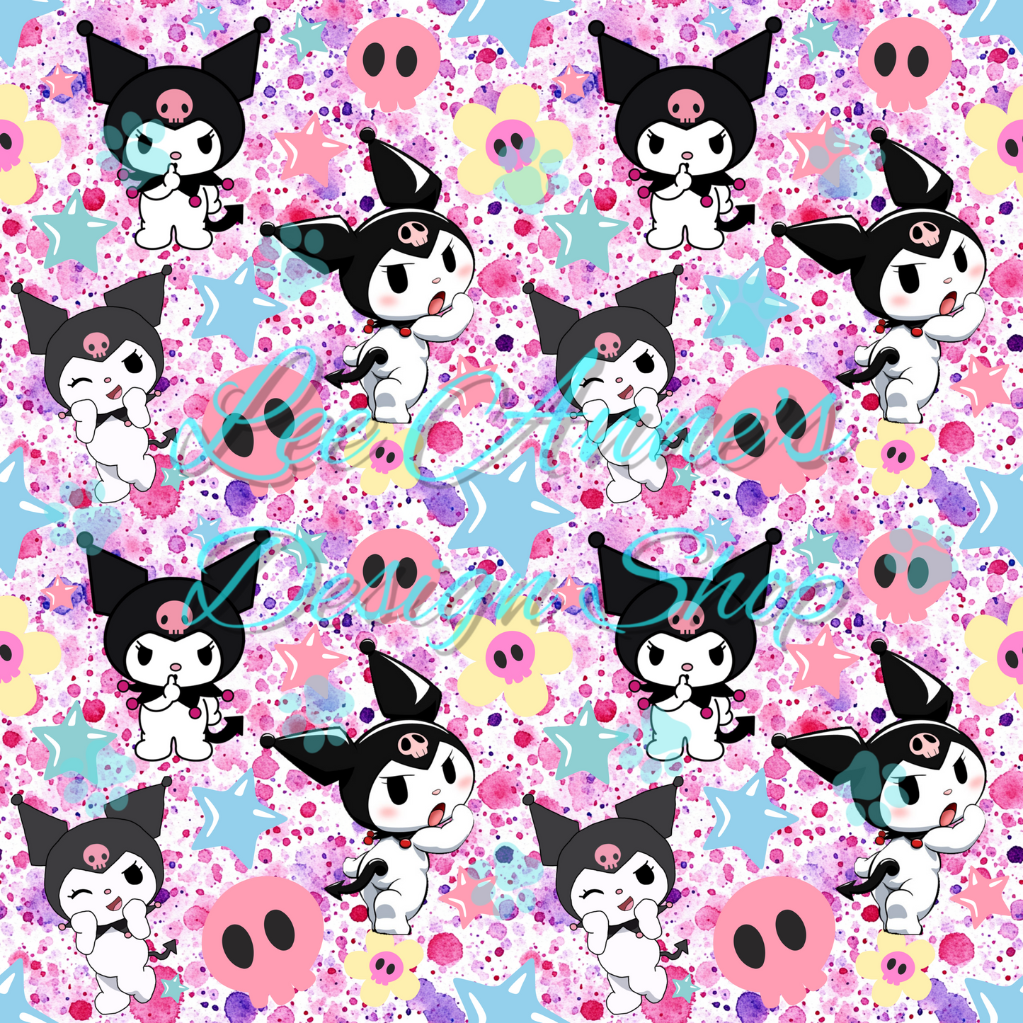 Kitty Friends Seamless