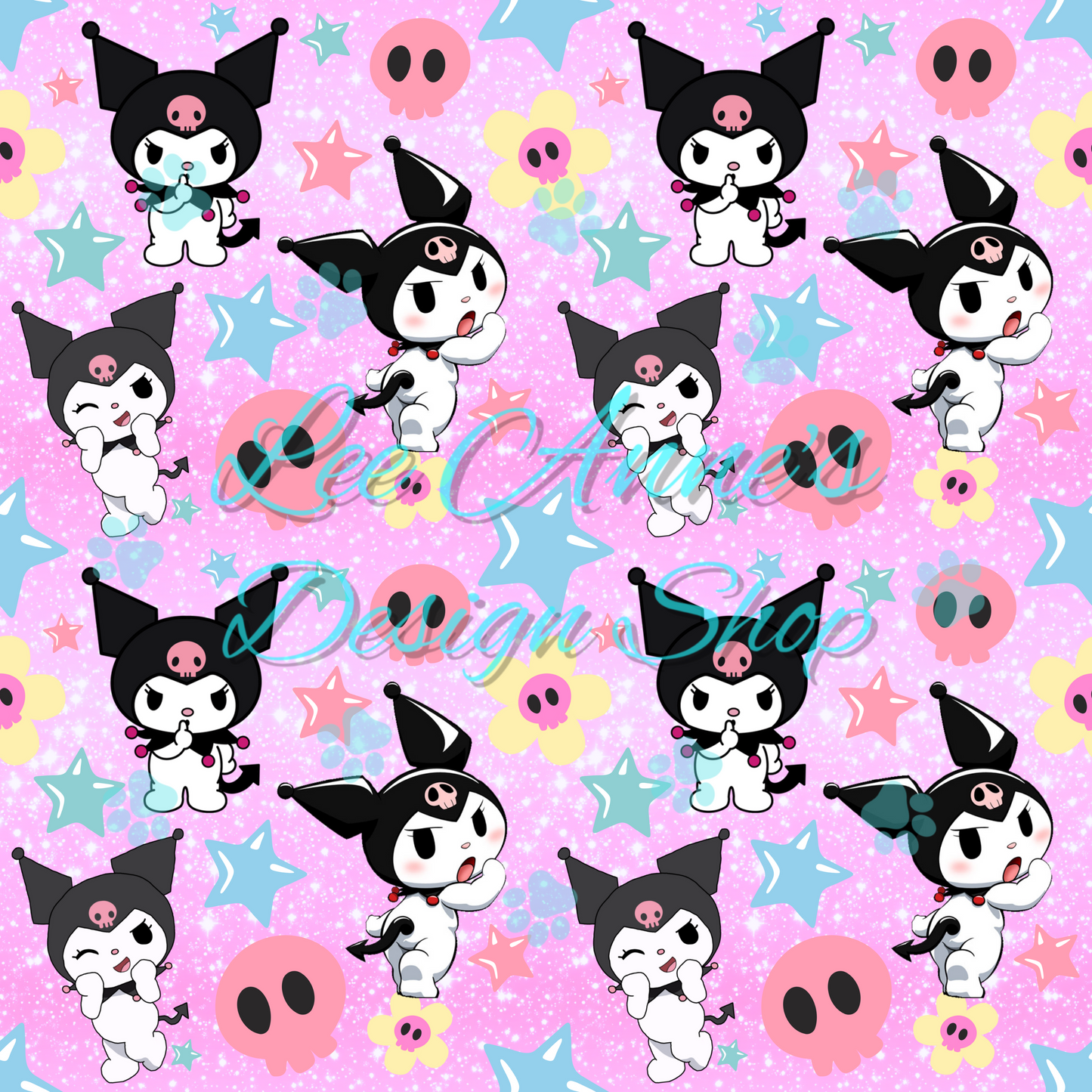 Kitty Friends Seamless