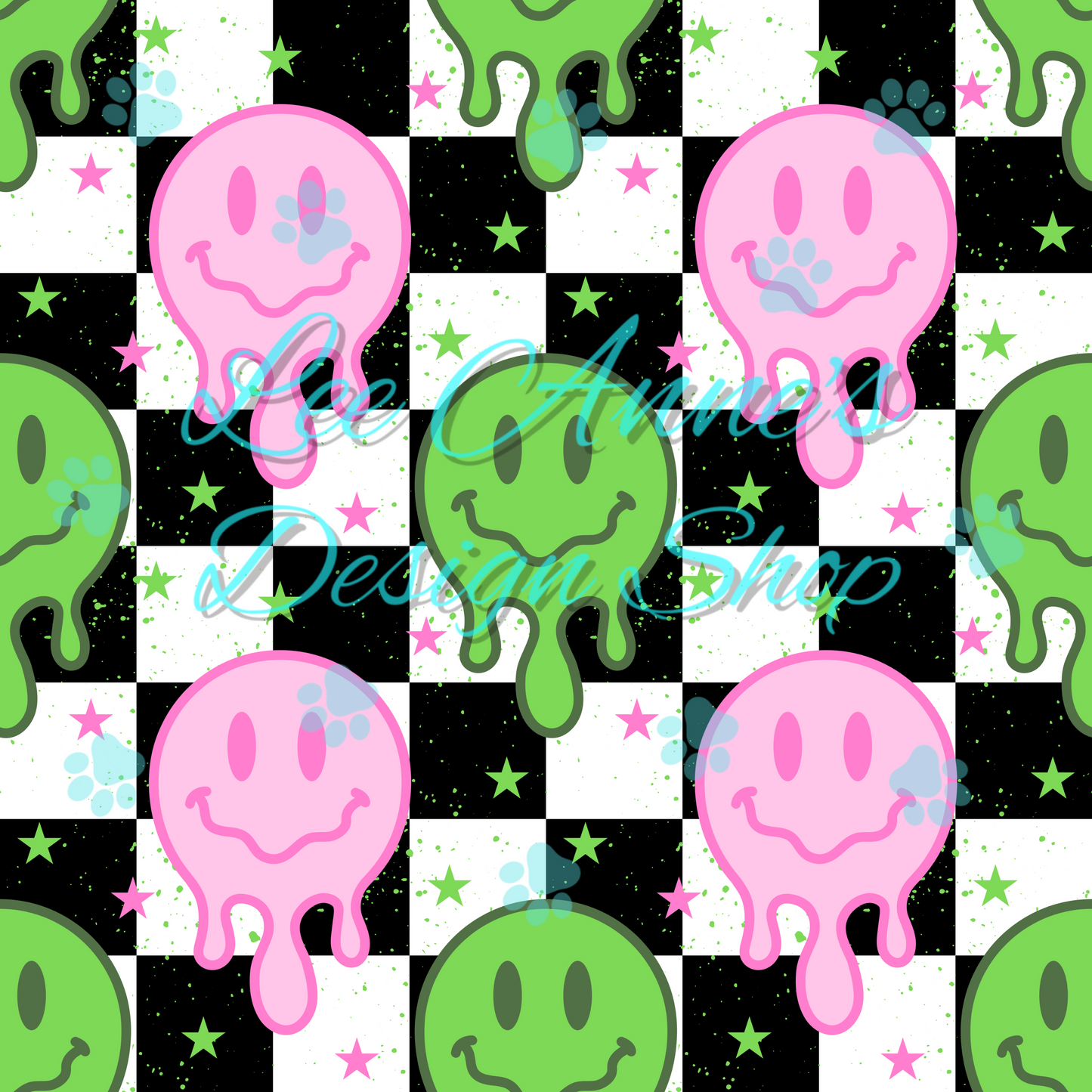 Smiley St Patty Seamless