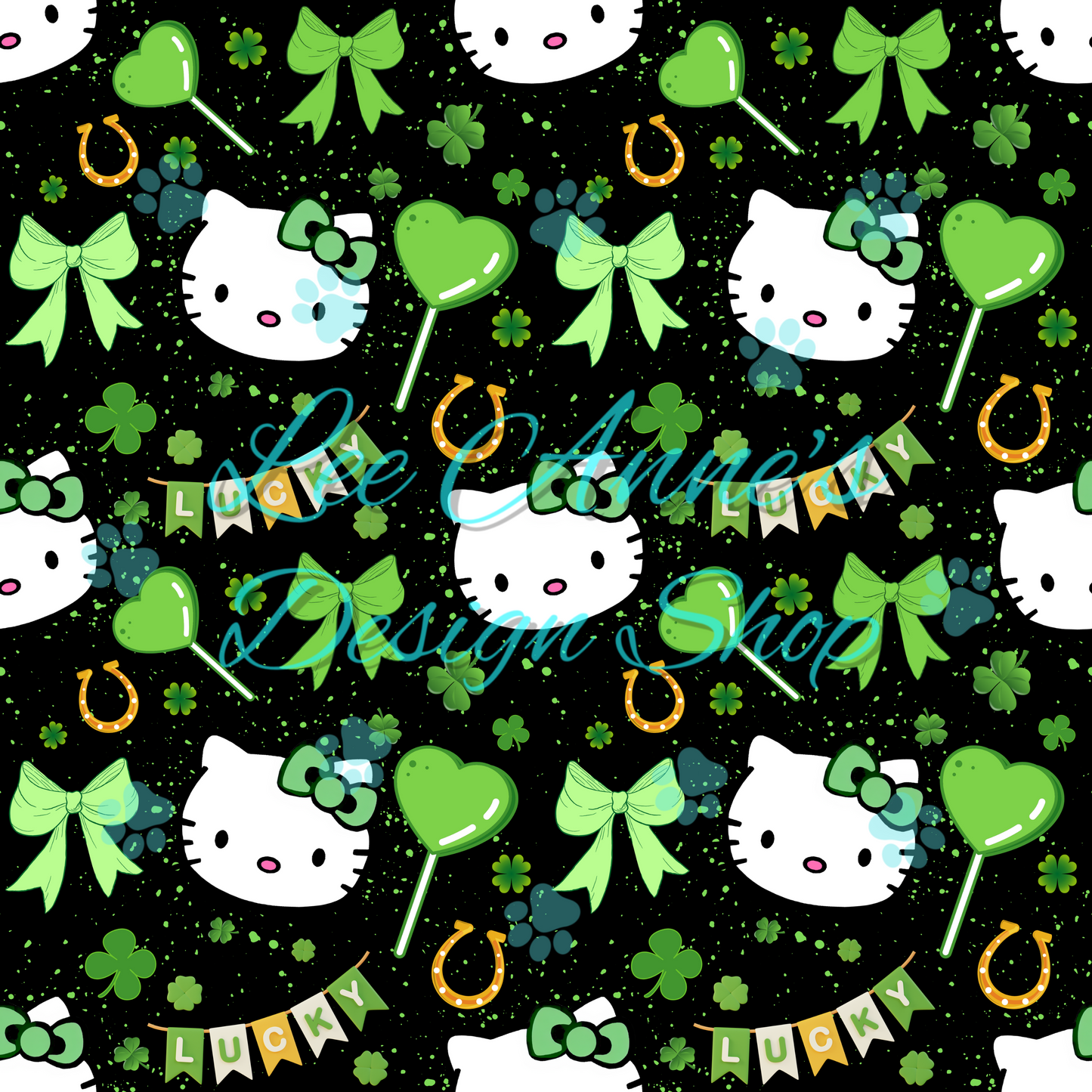 St. Patty Kitty Seamless