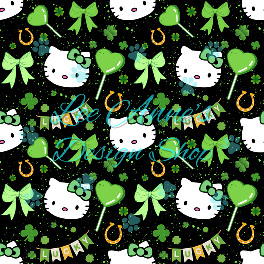 St. Patty Kitty Seamless