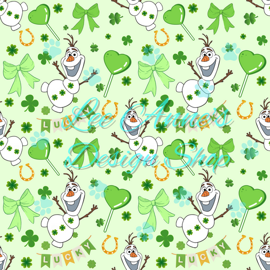 St. Patty Snowman Seamless