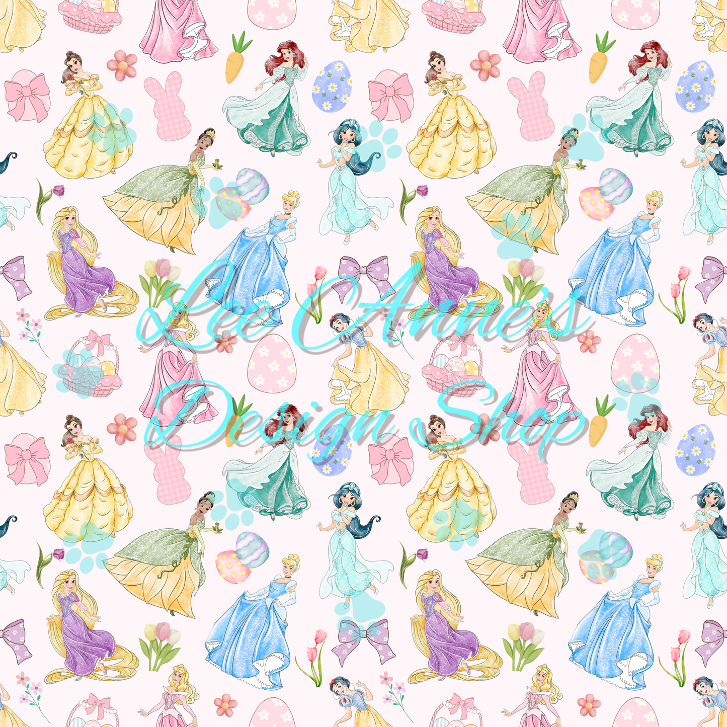 Easter Princess Seamless