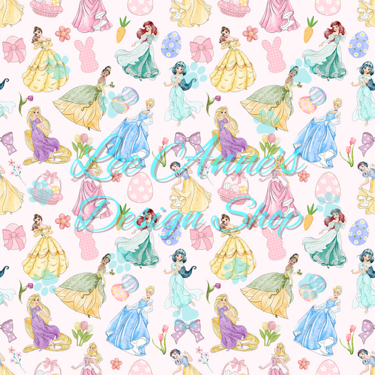 Easter Princess Seamless