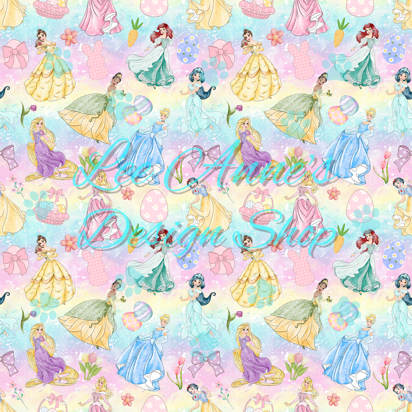 Easter Princess Seamless