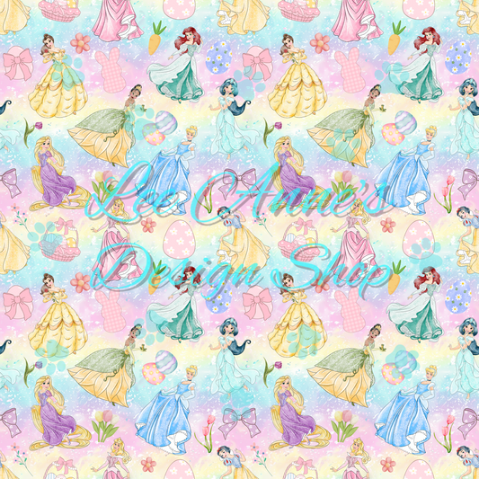 Easter Princess Seamless