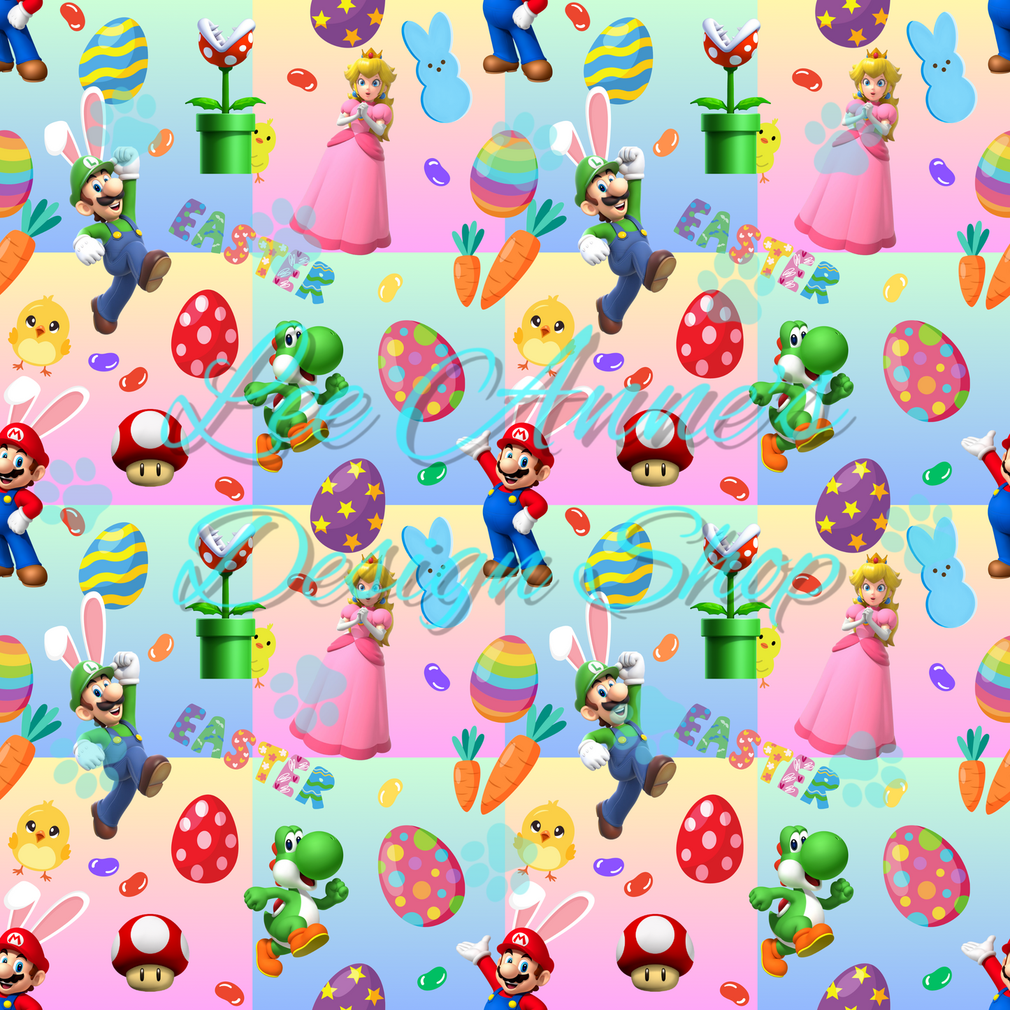 Easter Plumber Seamless