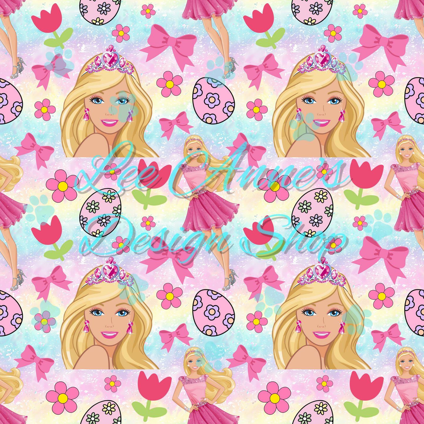 Easter Doll Seamless