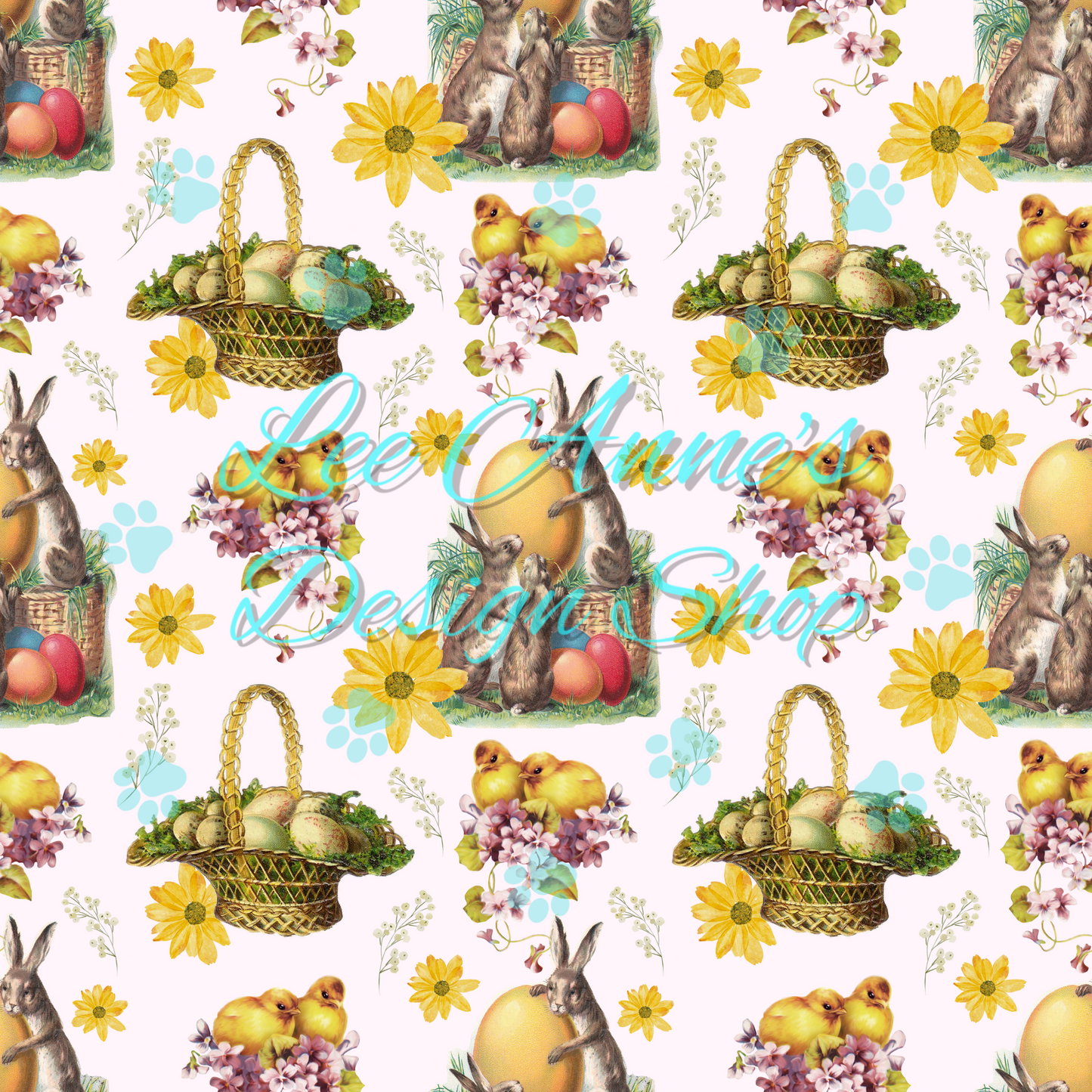 Vintage Easter Seamless