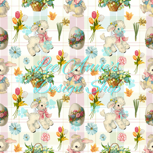 Vintage Easter Seamless