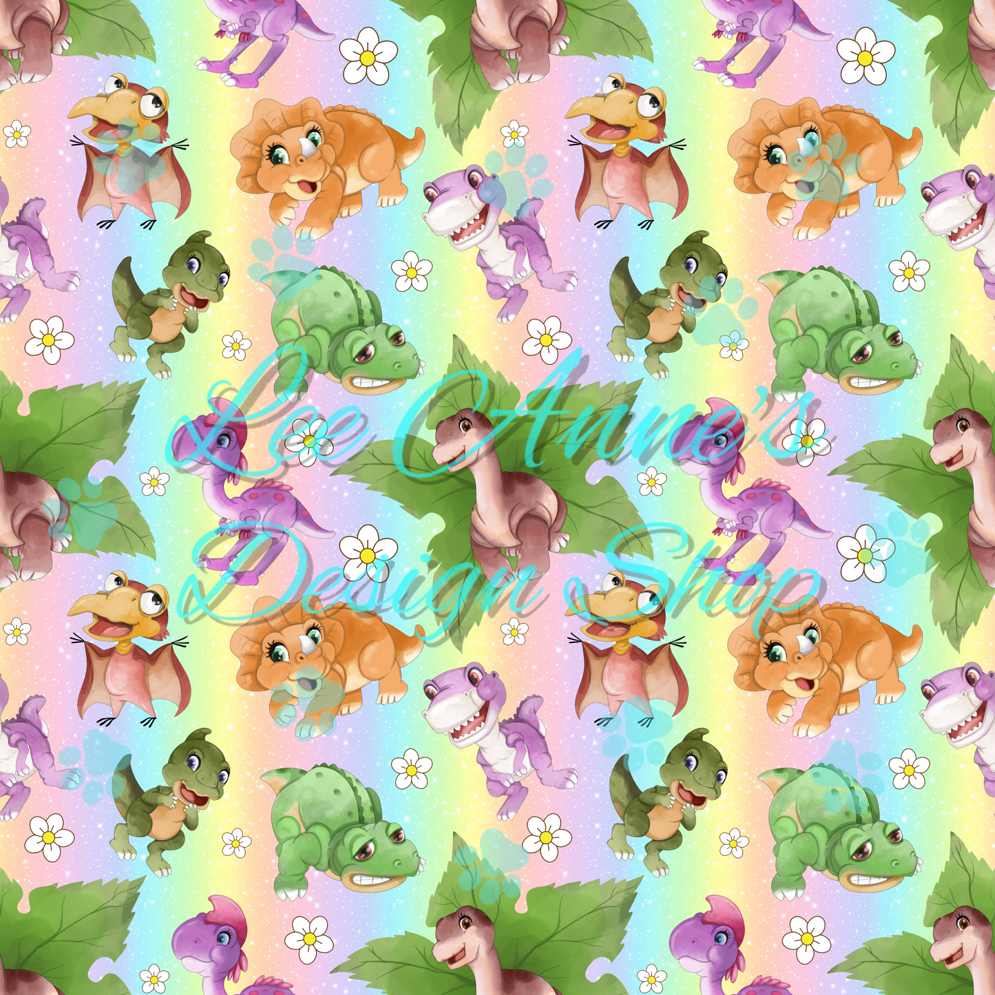 Dinosaur Seamless with matching coord