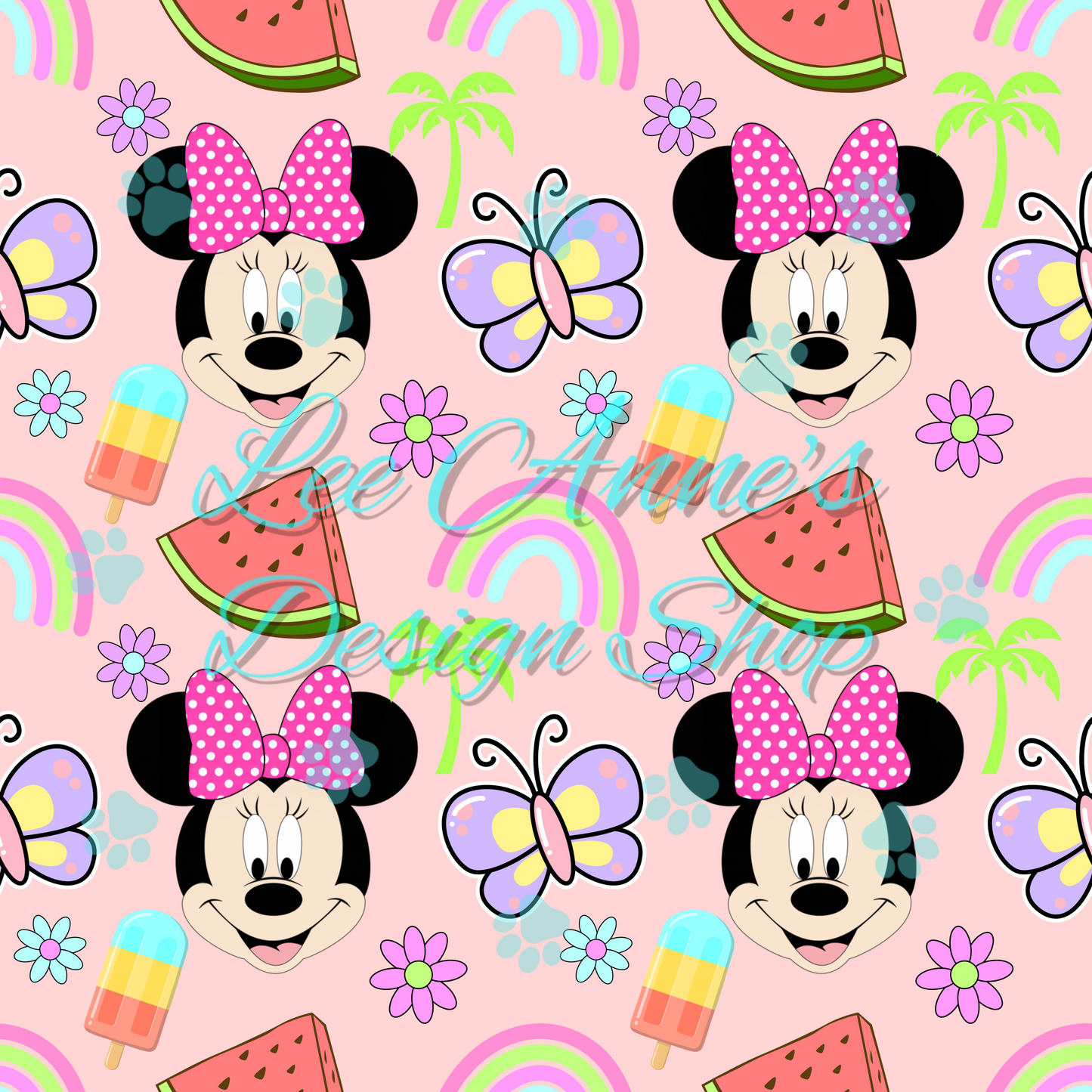 Mouse Summer Seamless
