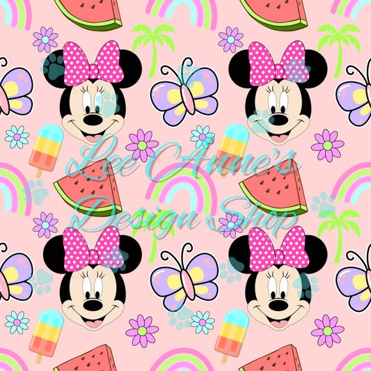 Mouse Summer Seamless