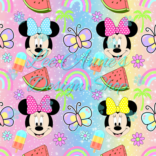 Mouse Summer Seamless