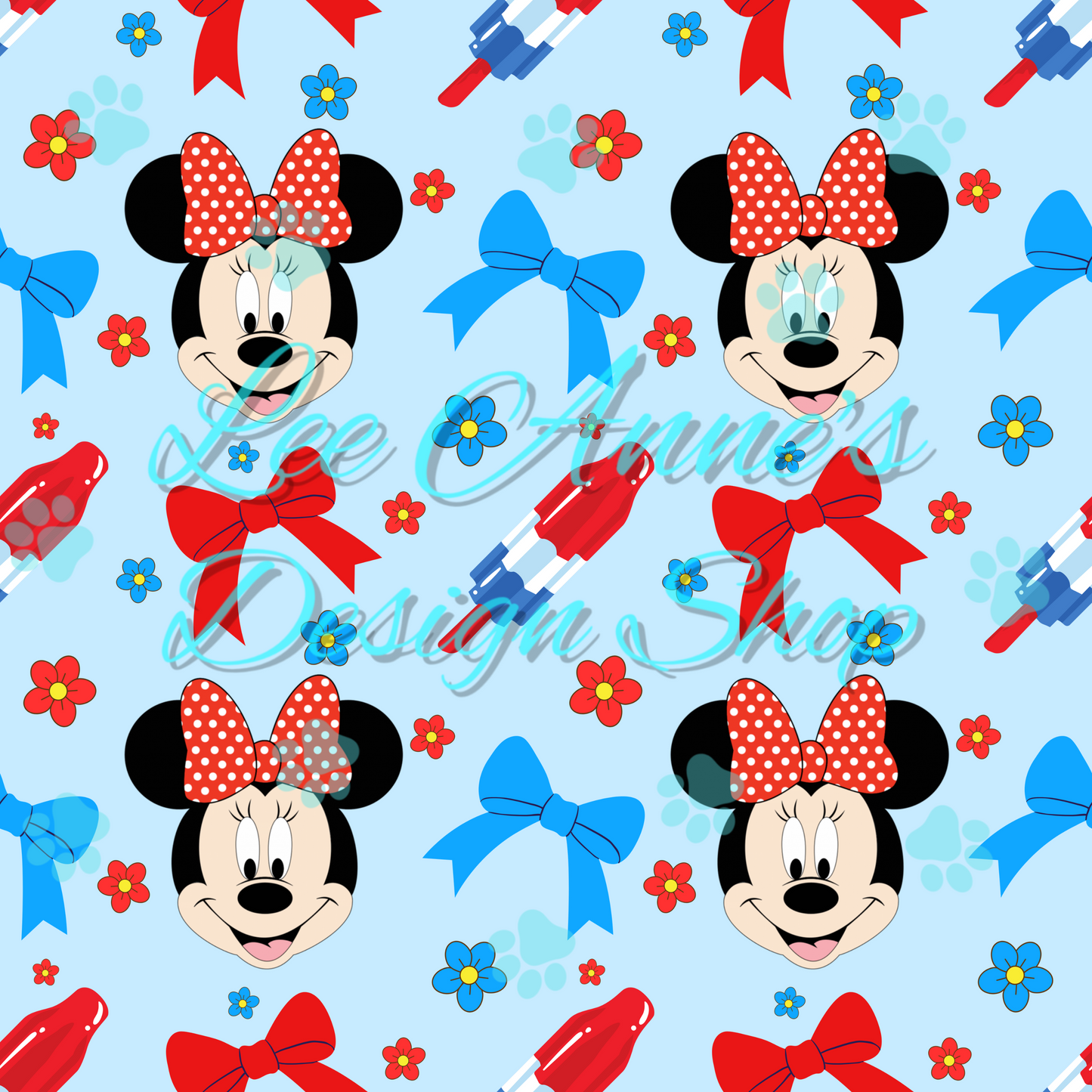 Mouse Fourth July Seamless