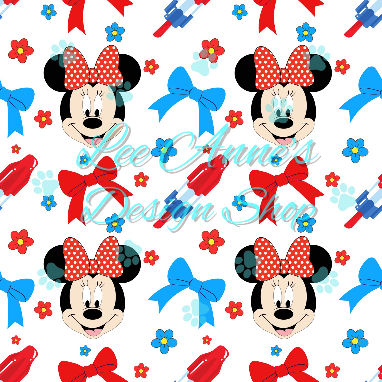 Mouse Fourth July Seamless