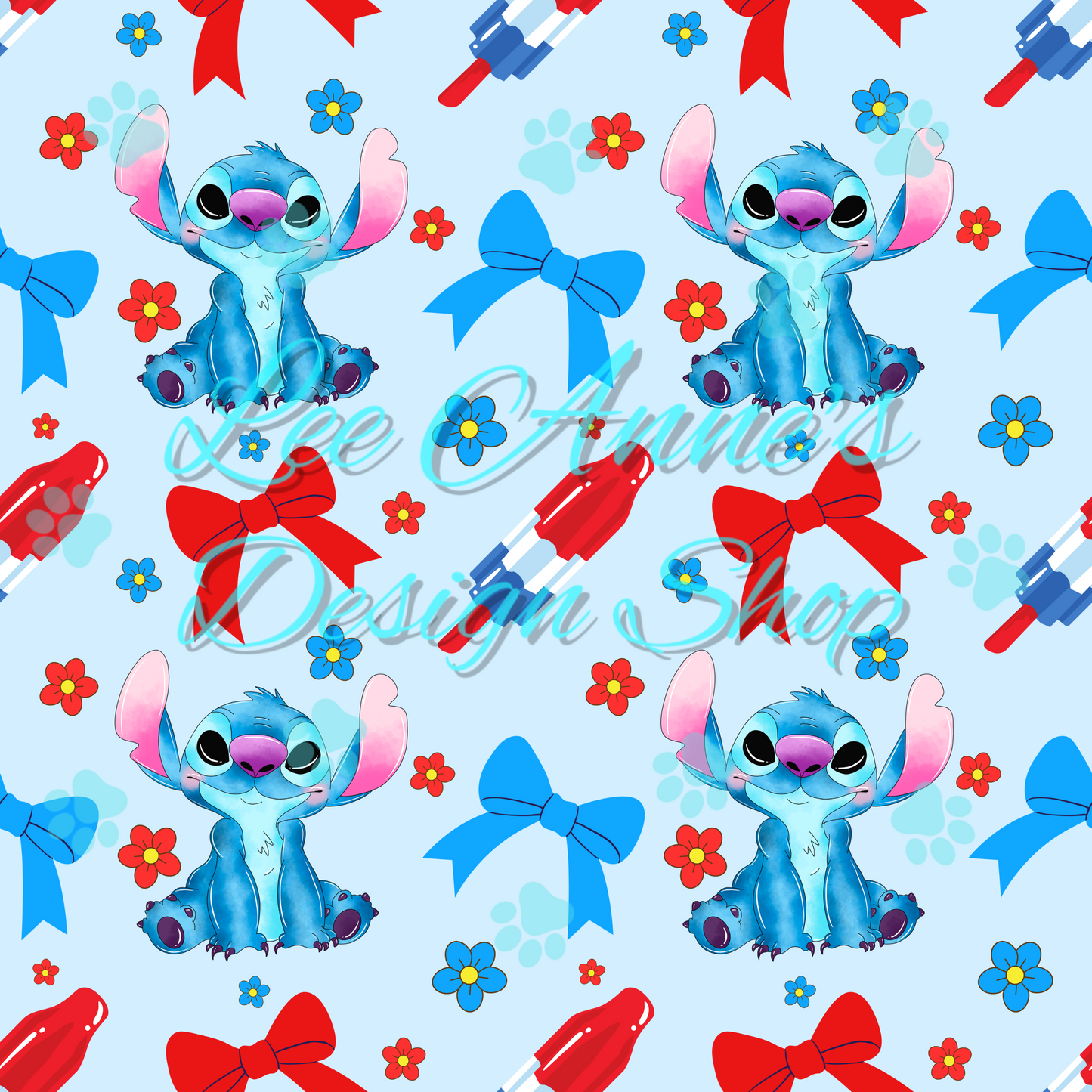 Fourth of July Stitch Seamless