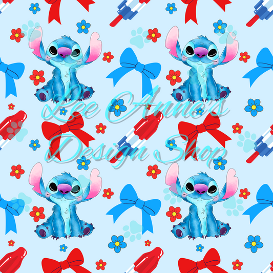 Fourth of July Stitch Seamless