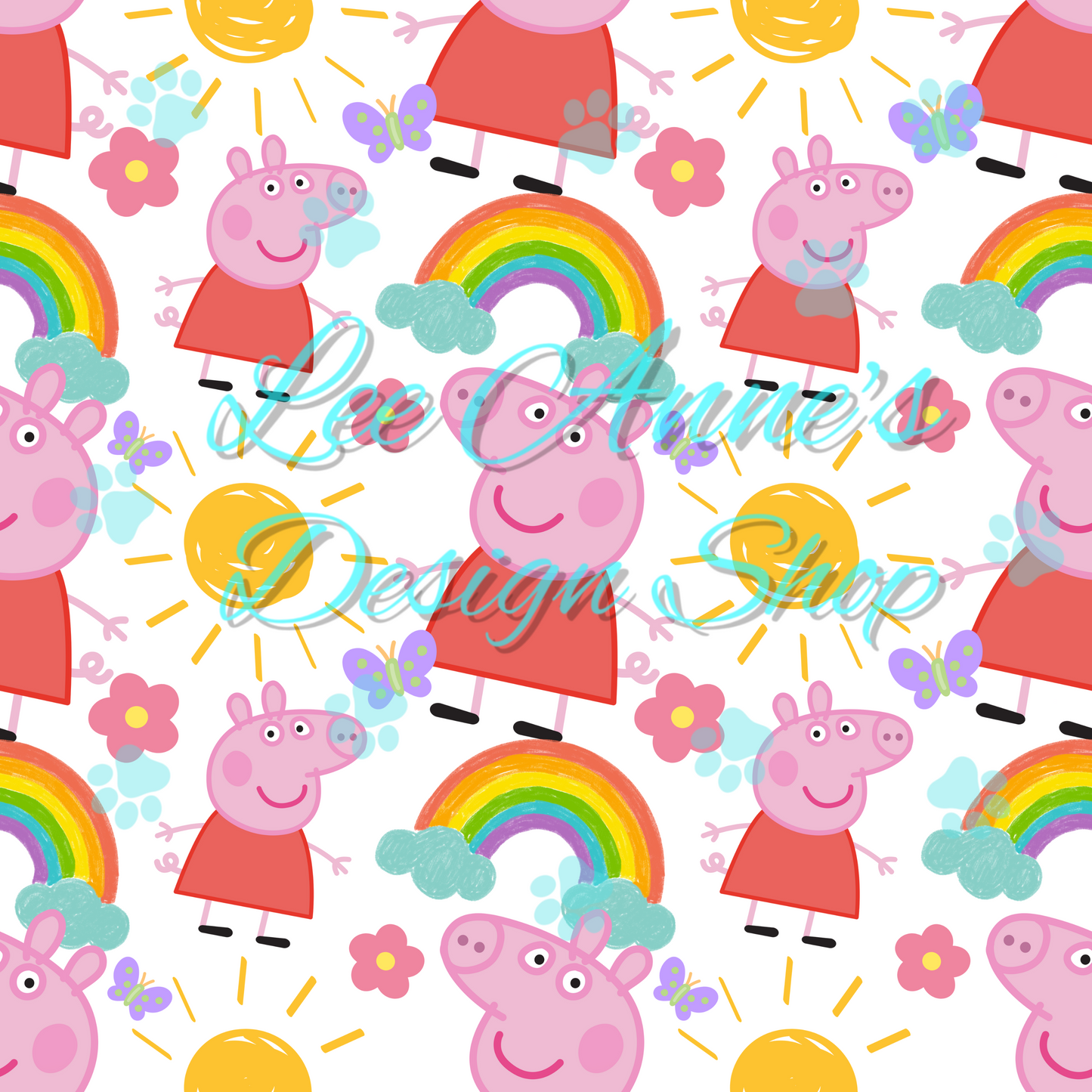 Pig cartoon Seamless
