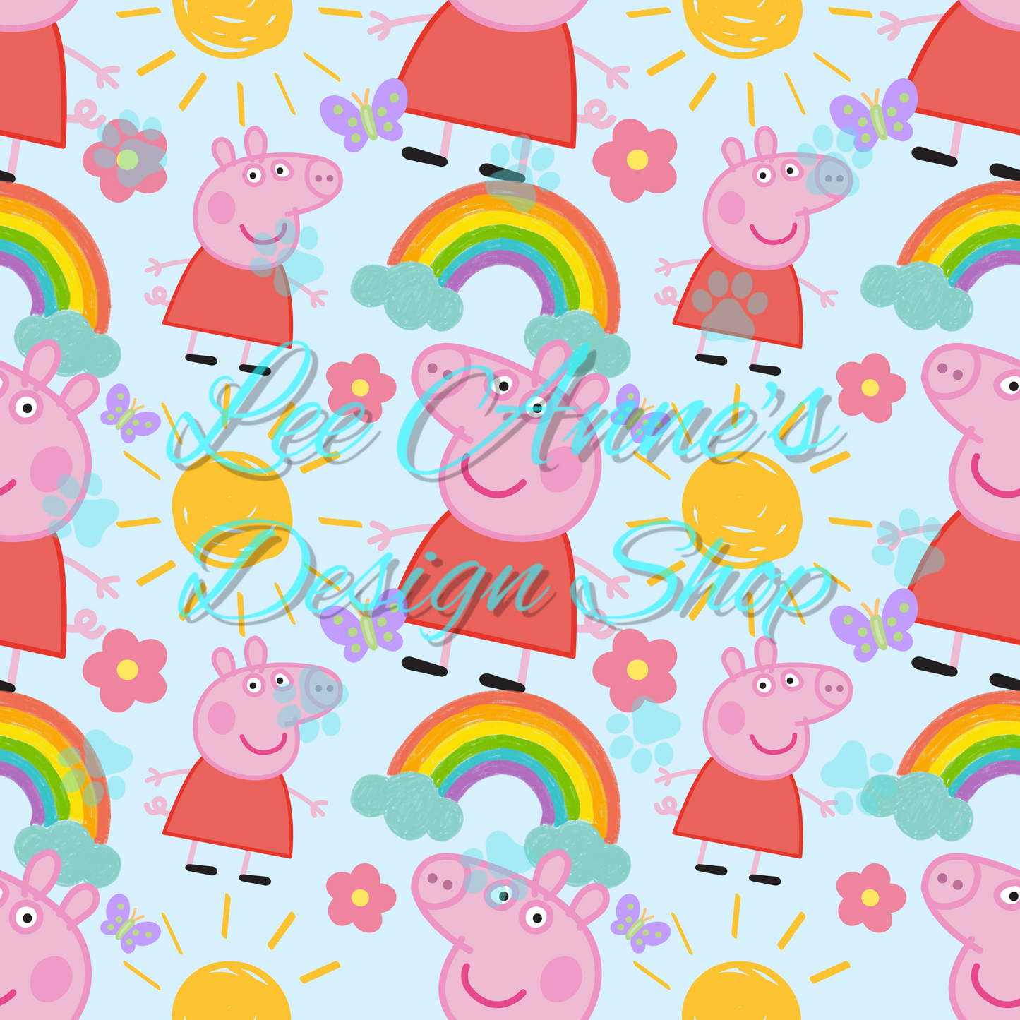 Pig cartoon Seamless