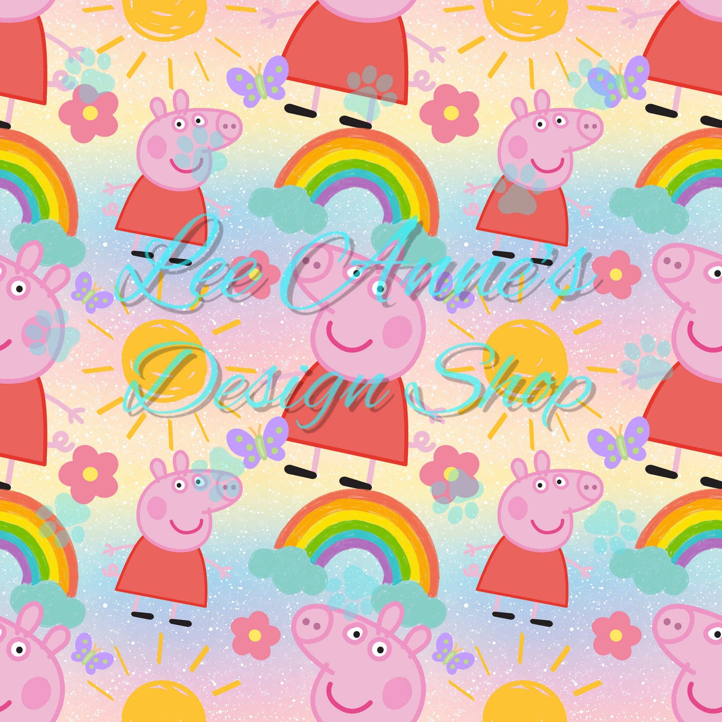 Pig cartoon Seamless