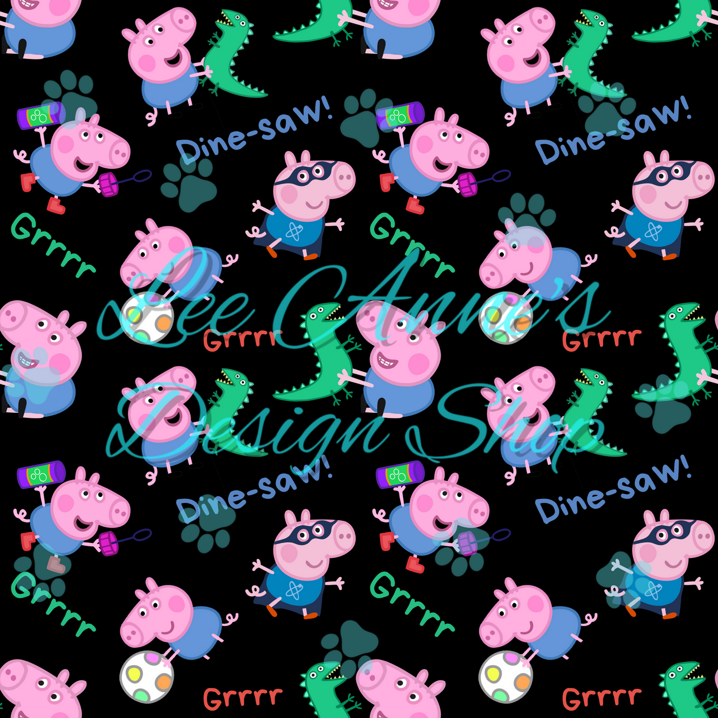 Pig cartoon Seamless