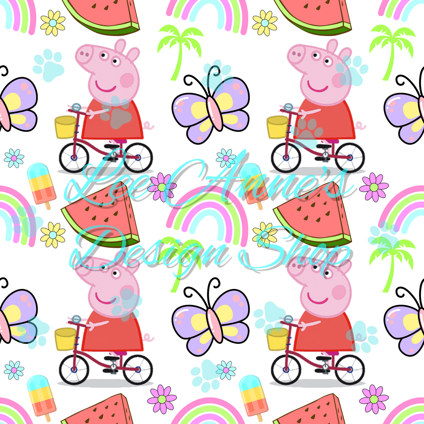 Pig cartoon Seamless