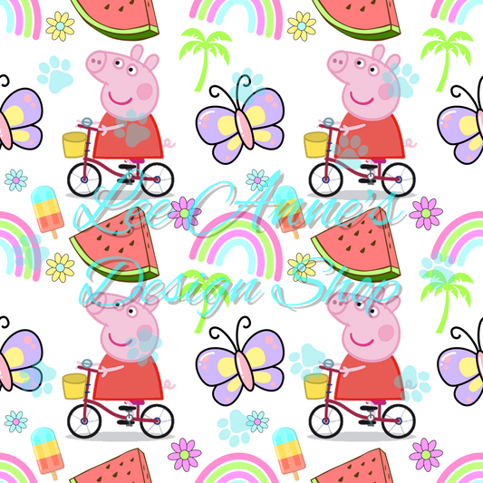 Pig cartoon Seamless