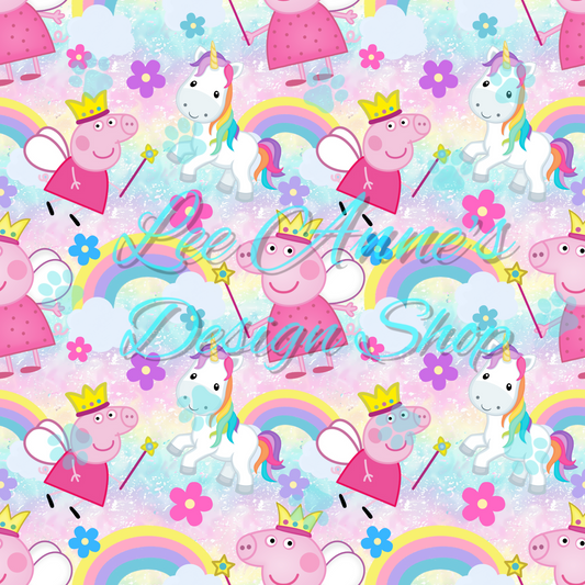 Pig cartoon Seamless