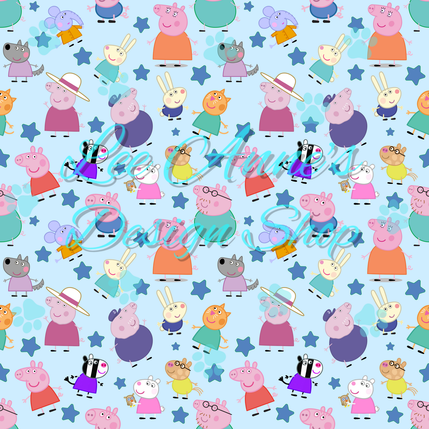 Pig cartoon Seamless