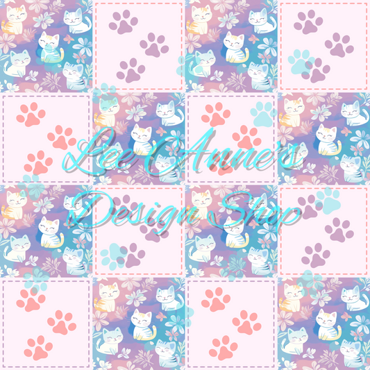 Cute Cats Seamless