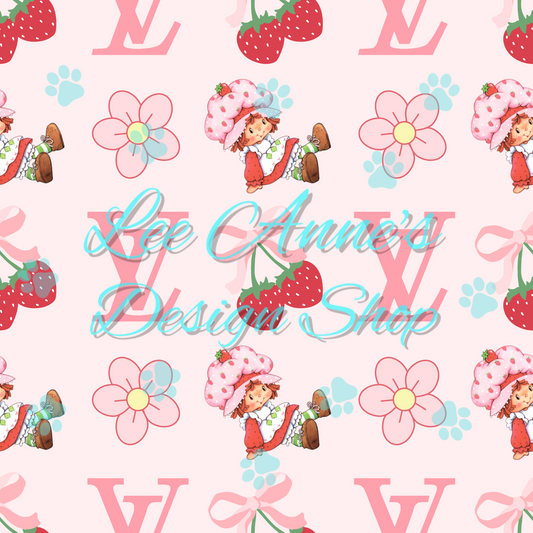 Boujee Strawberry Girl Seamless